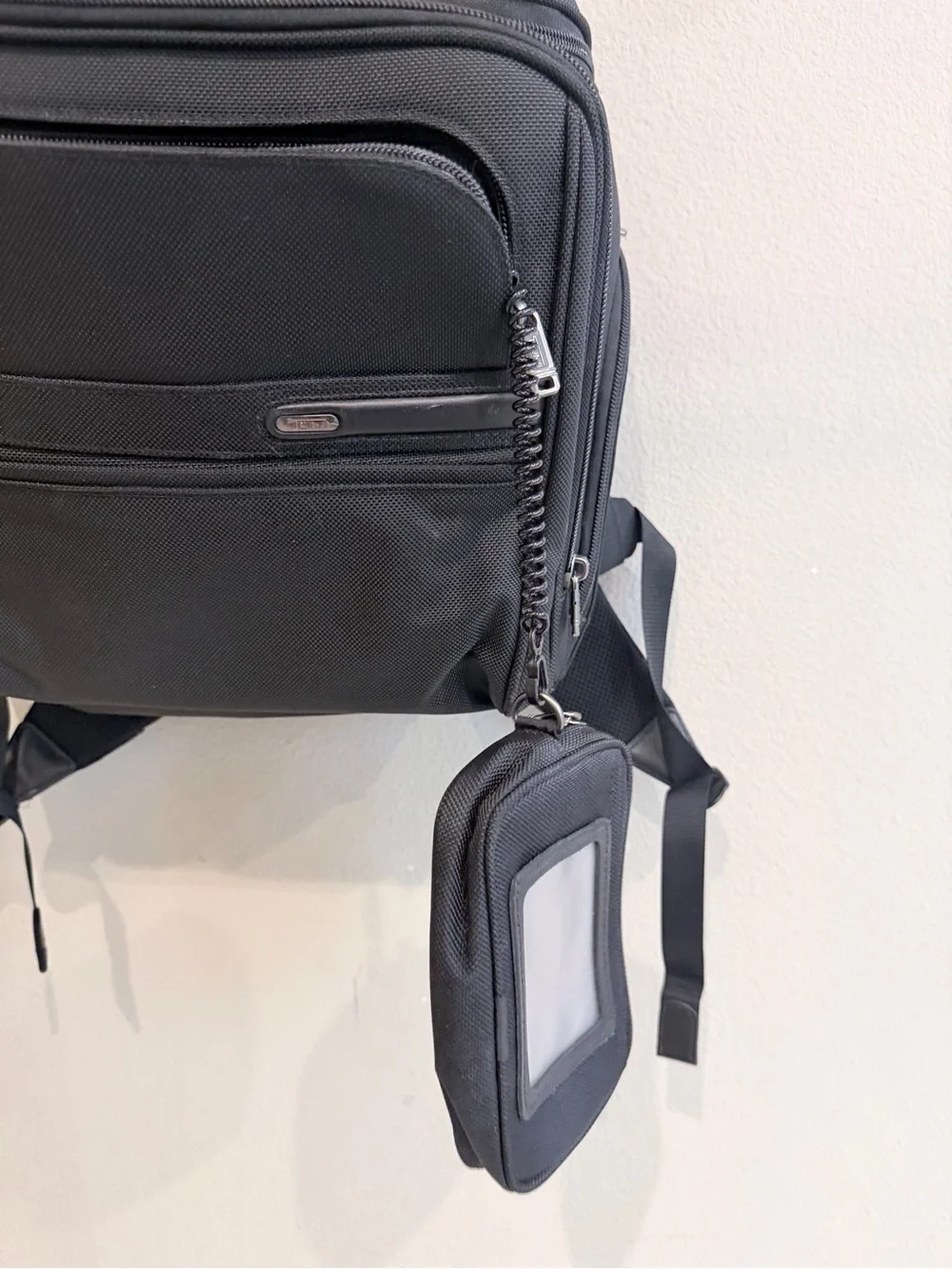 TUMI Alpha Brief Pack Backpack Laptop Tablet Black Nylon Bag 26186D4